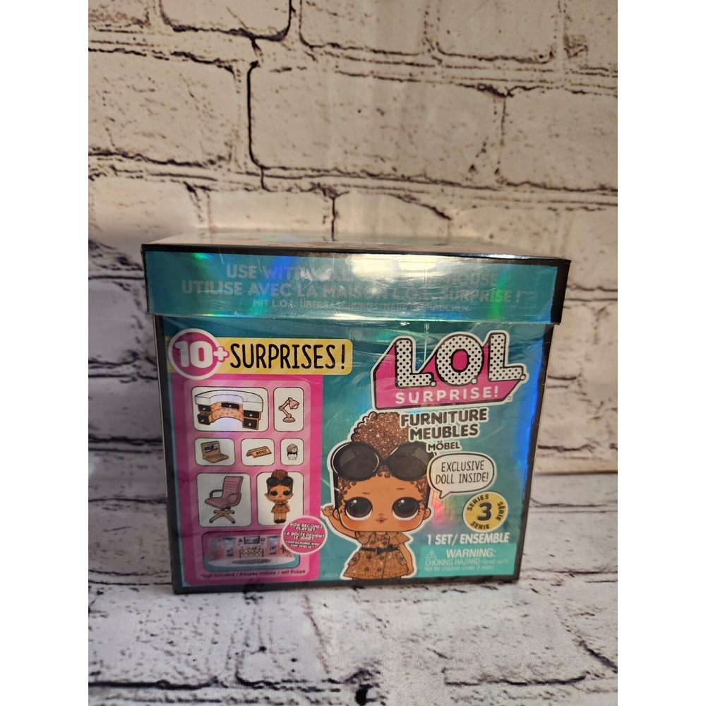 LOL Surprise Furniture SCHOOL OFFICE Pack Boss Queen Doll Series 3, Brand New!